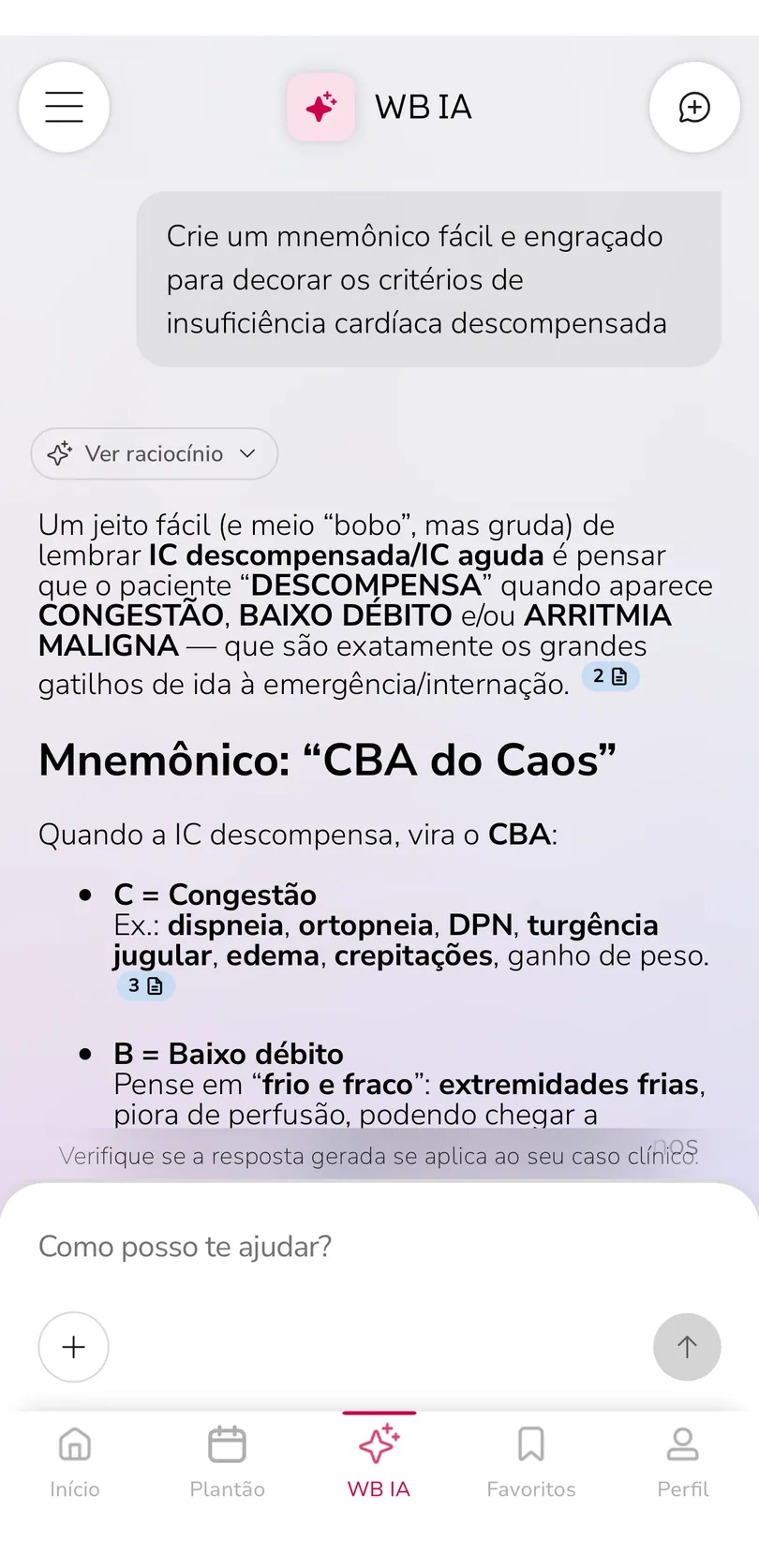 Tela do Whitebook IA — Estudos e internato